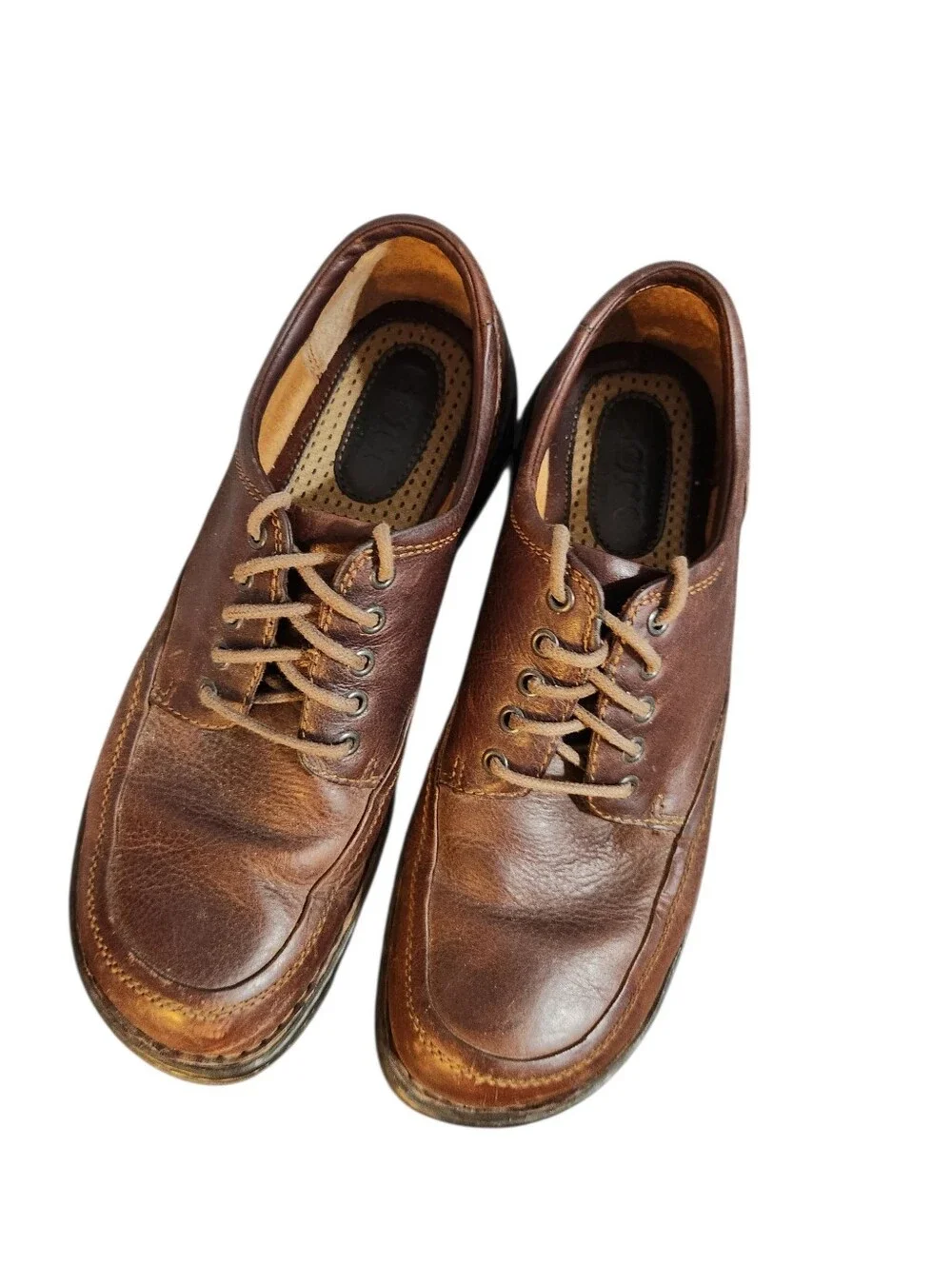 Born Sierra II Shoes Mens 9.5 43 Brown Oxford Lace Up Leather Dress